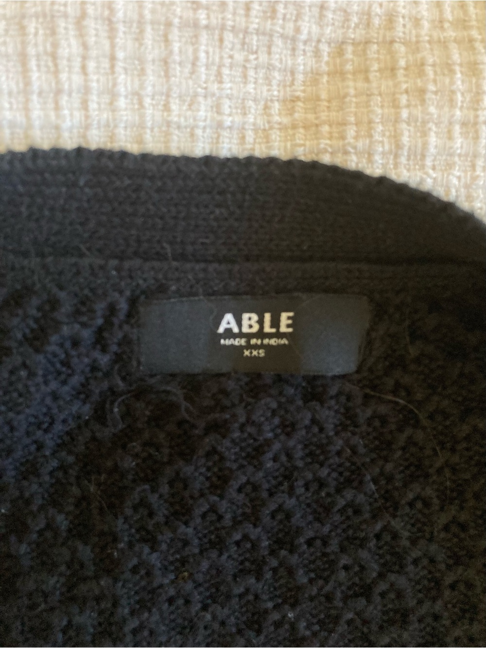 ABLE Mabel 100% organic cotton cardigan XXS - Picture 4 of 7